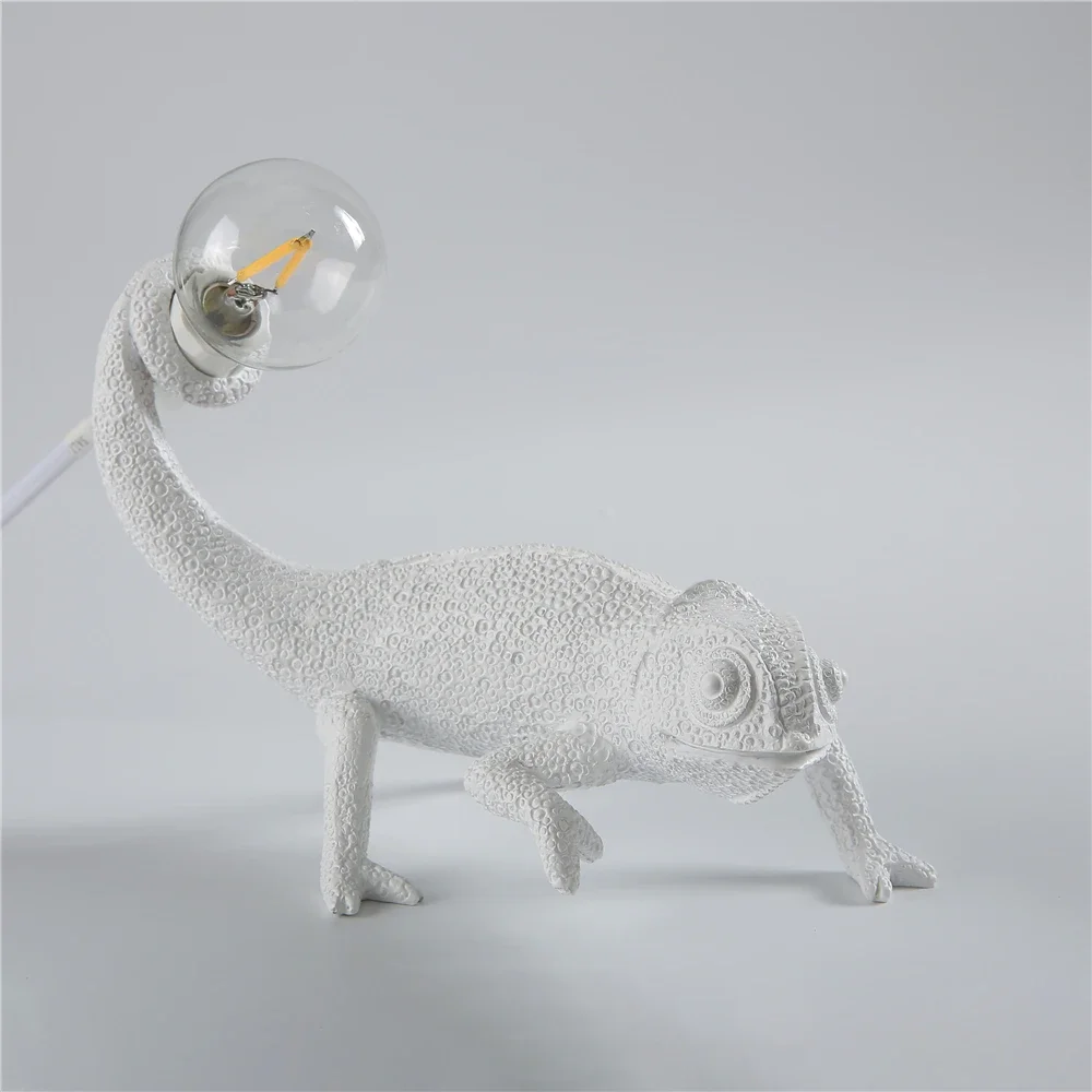 creative lizard wall lamp bedroom Bedside Night light living room home decor Cute Resin Animal lights chameleon Light Fixtures