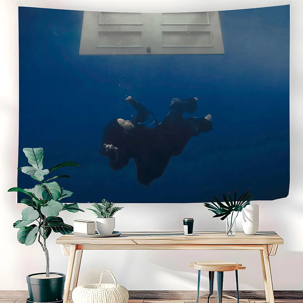 1 Pc HIT ME HARD AND SOFT Album Music Tapestry for College Dorm Room Decor, Outdoor, Parties