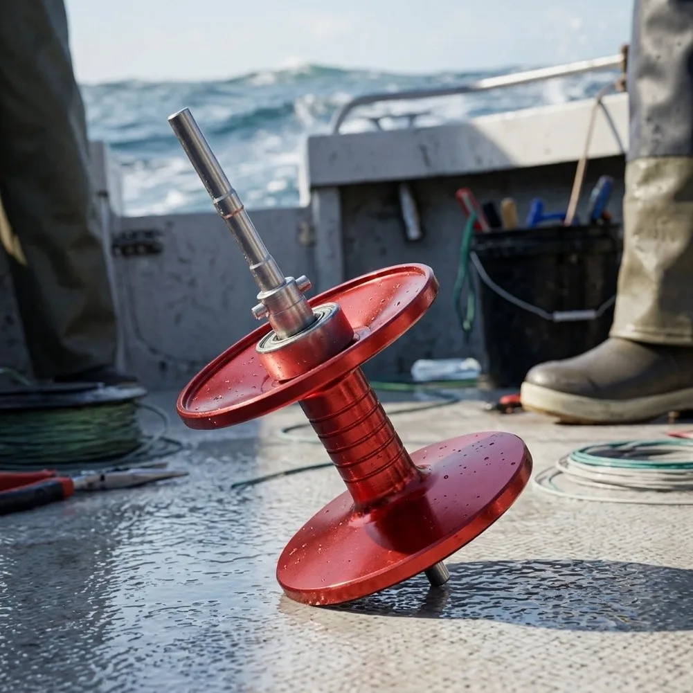 For Abu MAX Long Shaft Spool Replacement Made with Alloy Material to Maintain Structural Integrity Under Load and Stress
