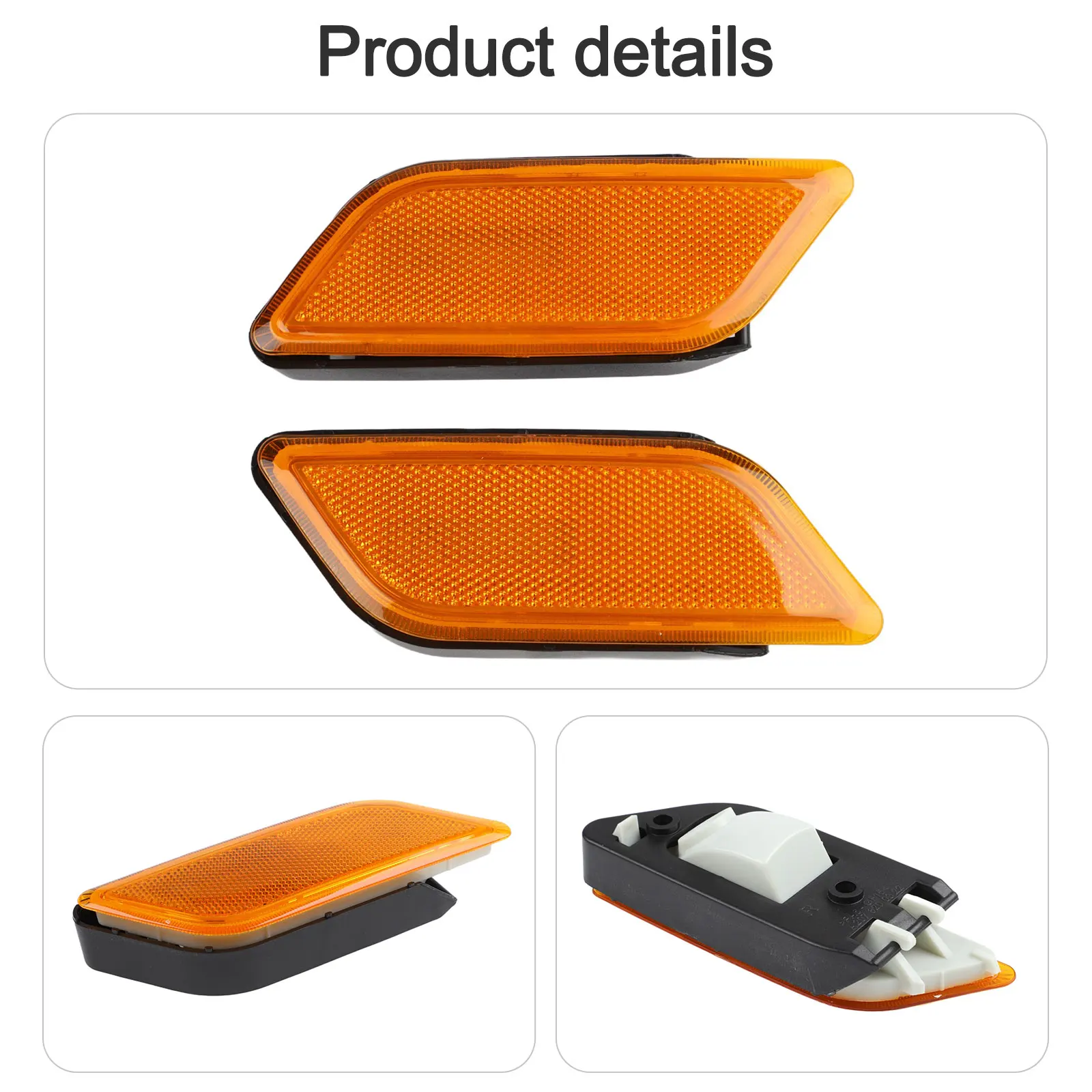 E-Class Side Lamp Side Marker Lights For Mercedes Front Bumper Perfect Match Stable Characteristics For E-Class C207 2010-2013