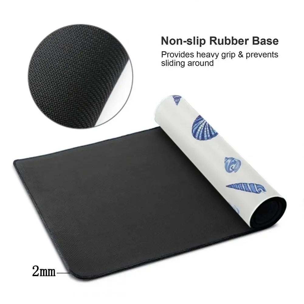 Shell Conch Muismat Muismat Bureau Muismat Leuke HD Bureau Pad Uitgebreide Gaming Toetsenbord Matten Grote XXL Gamer Muismat 90x40