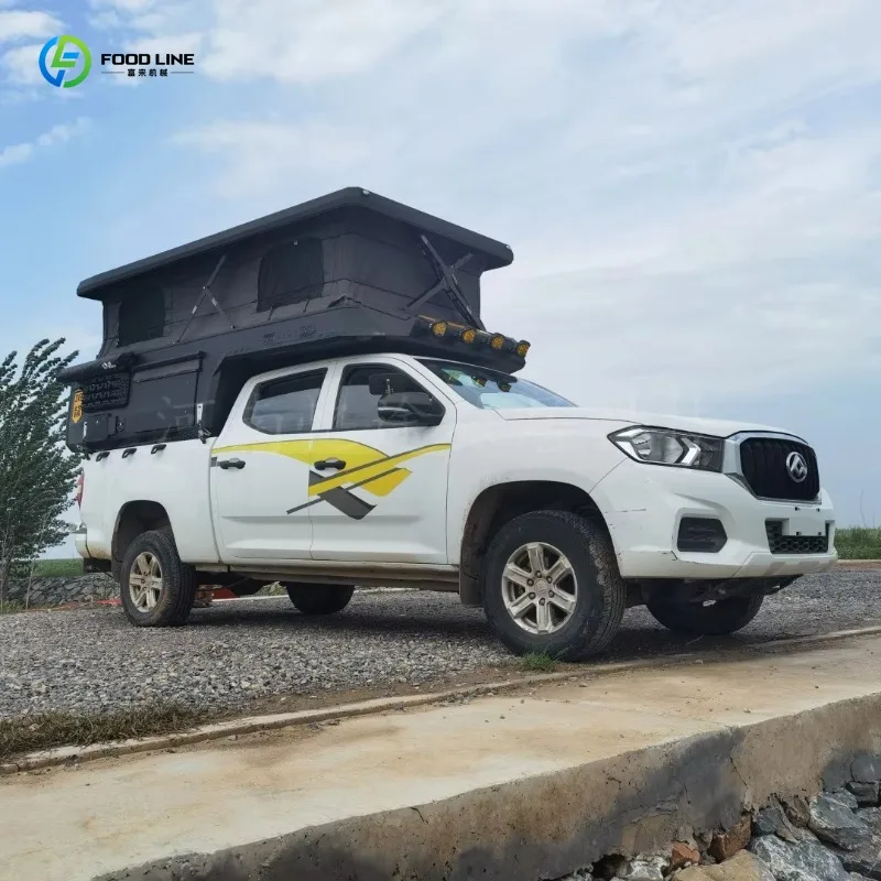 Customized Pickup Truck Lift Tail Box Camper Off Road Modified High Cover Four Seasons Waterproof Double Layer Oxford Cloth view 4