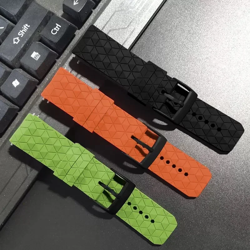 22mm 20mm silicone strap For Amazfit GTR 4/3 Pro/GTS/Samsung Galaxy 6 5 4 3 Color blocking sports wristband For Huawei 4/GT3 Pro