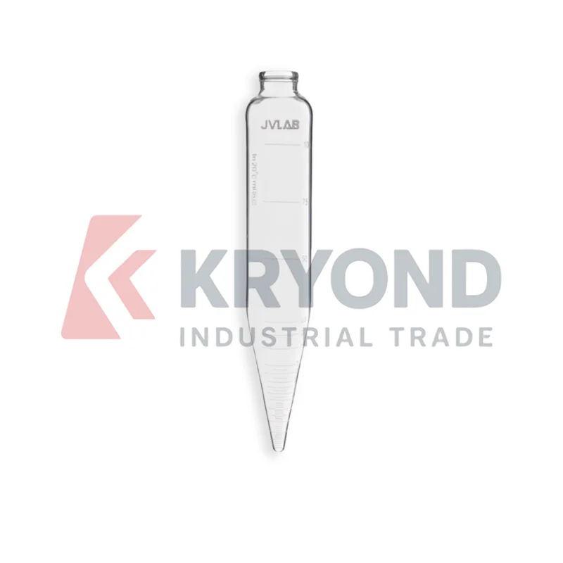Conical Centrifuge Tube 100ml Glass GCT-45240 203mm Length 37mm Diameter Laboratory Sample Separation Equipment Series Pack Set
