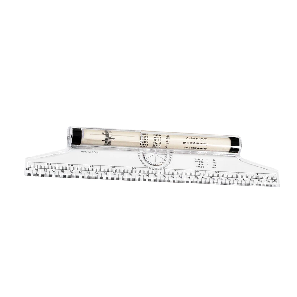 

30 Cm Drawing Roller Ruler Parallel Translate Multi Functional Geometric for School Rolling Rulers