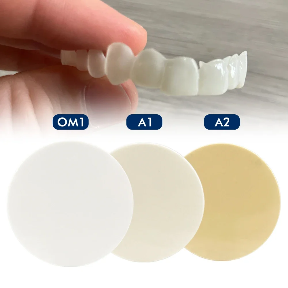 Dental Vacuum Sheets A1 A2 OM1 Hard 0.5 /1mm Thermoforming Material ForSnap Veneer Dental Laboratory Forming Plastic Splint D127