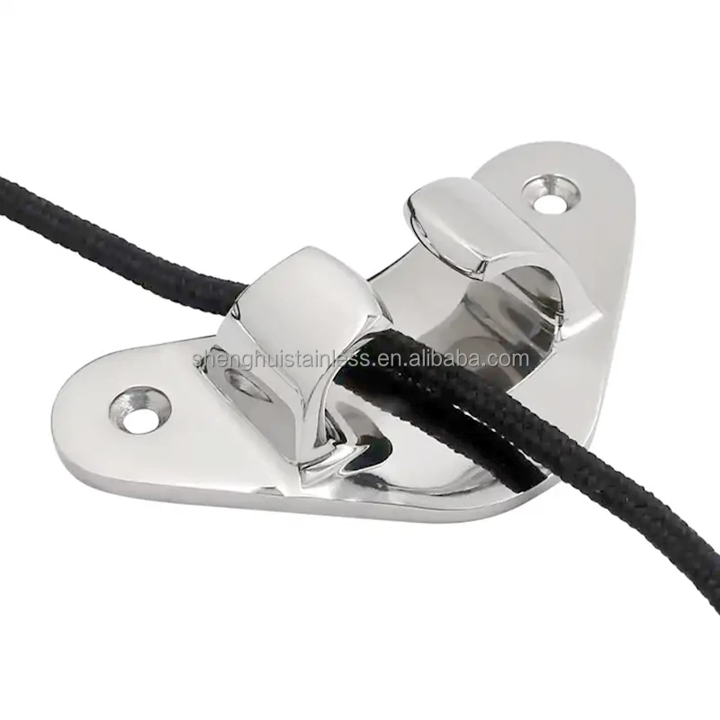 New Shenghui 316 Stainless Steel High Precision Deck Mounted Bow Chock Boat Universal Roller Ship Fairlead for Yacht