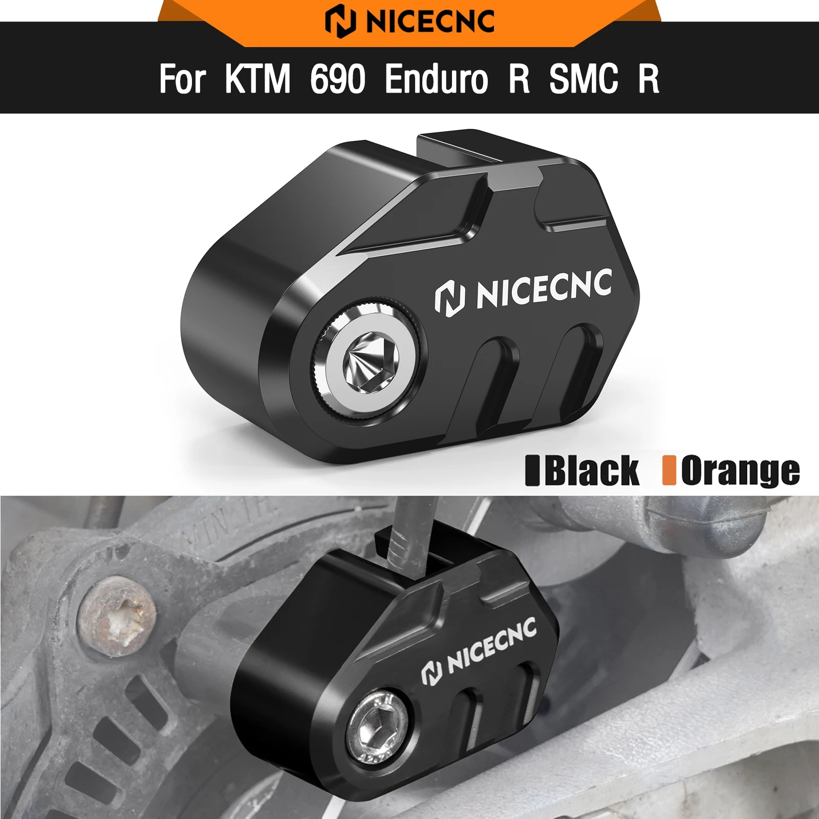 

For KTM 690 SMC R/Enduro R 2012-2025 Rear ABS Cable Guard Cover 1290 Super Adventure Husqvarna 701 Enduro Supermoto Vitpilen