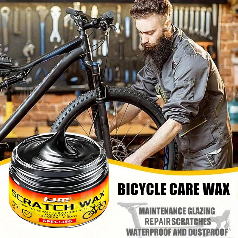 KJM Bike Scratch Repair Polish Wax Fast Frame Restorer - Fix Minor Scratches & Faded Paint - Costly Repainting Avoidance