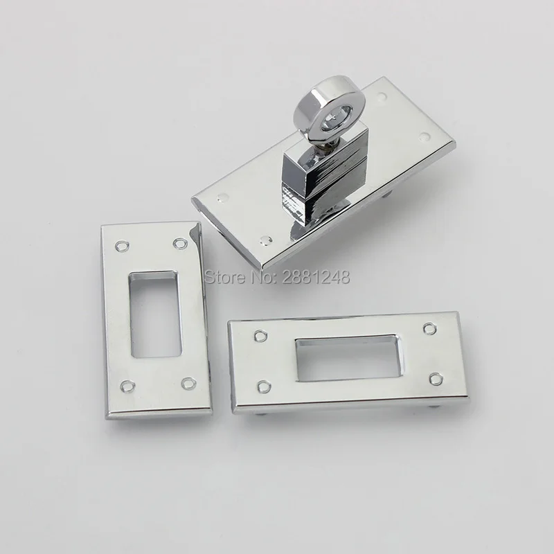 New Rectangle Eyelets Hanger Metal Lock for Bag Hardware Wholesale Fashion a Set of Locks Fitting Woman Handbag Bag Accessories