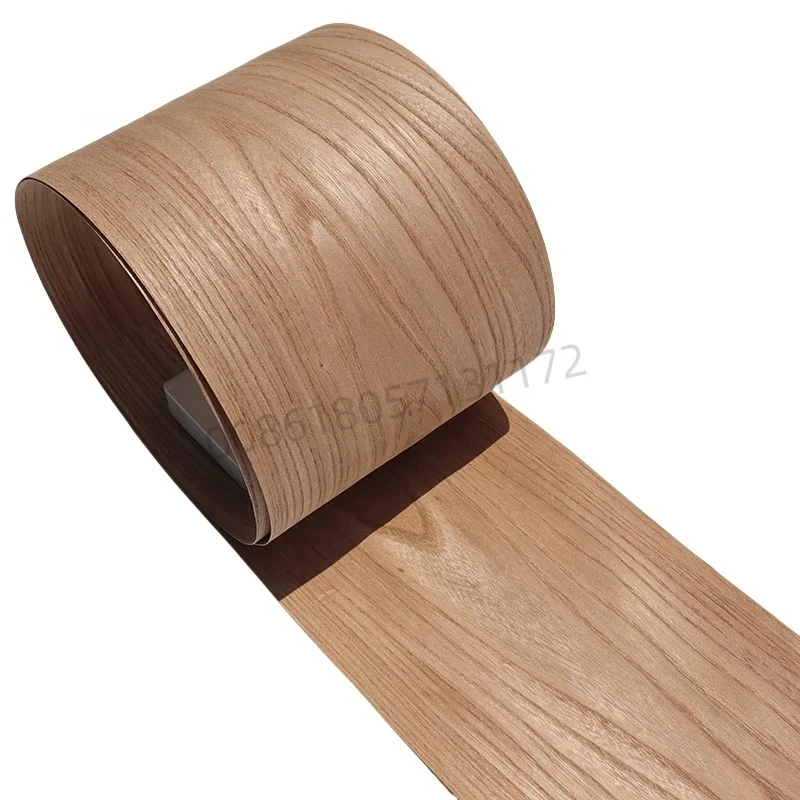Custom Natural Antique Elm Veneer,2pcs, about 0.3-0.5mm thick, for DIY Furniture Restoration & Tea Rooms,Wall Paneling, Brown