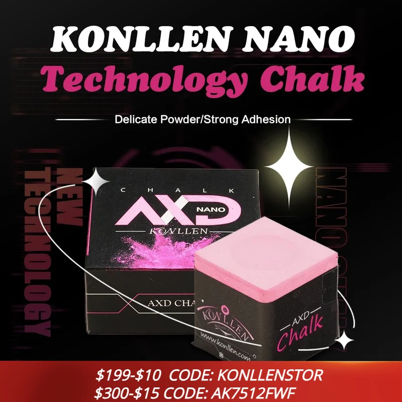 

KONLLEN Billiards Chalk Professional Chalk Nano Technology Tournament Dedicated for National Billiards Players（Outstanding Perfo