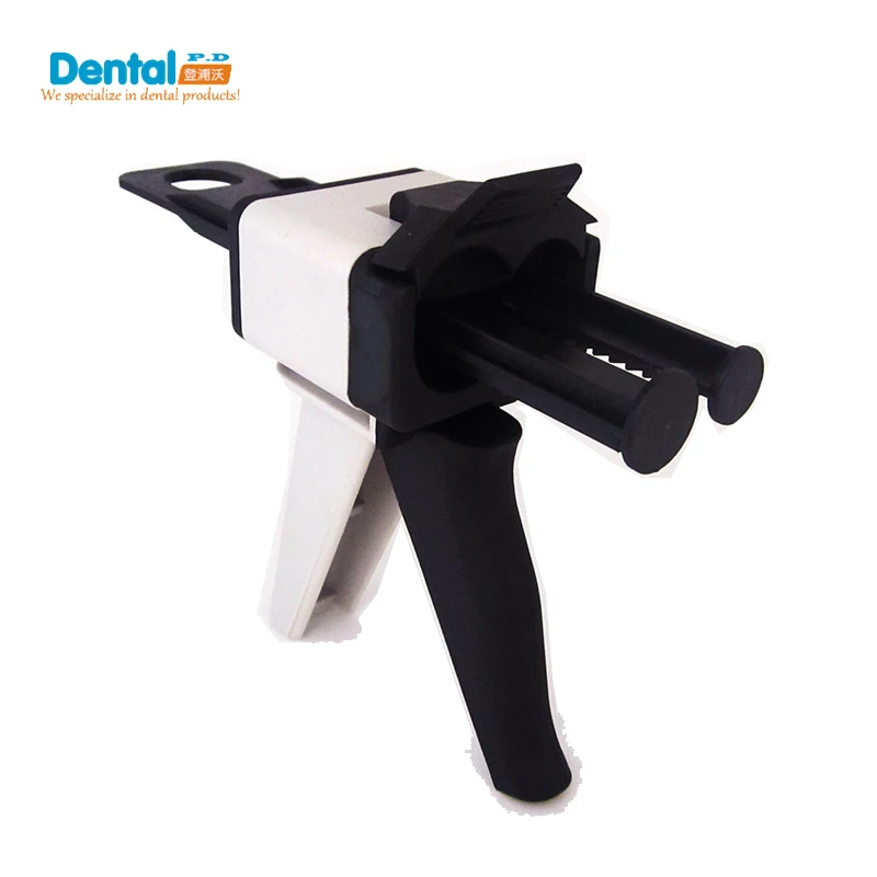 

New Dental Equipment Silicone Rubber Impression Mixing Dispenser Dispensing Gun AB Gun 1:1 and 1:2 Caulking 50ml Dentist Product