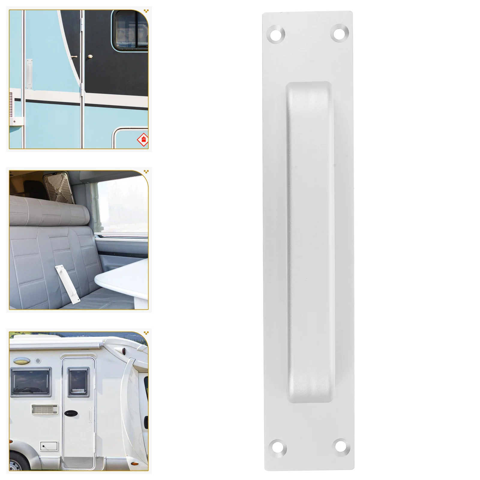

Heavy Duty Aluminium Alloy Sliding Barn Door Handle Pull For Kitchen Cupboard Wardrobe Drawer Home Cabinet Closet Decor Black