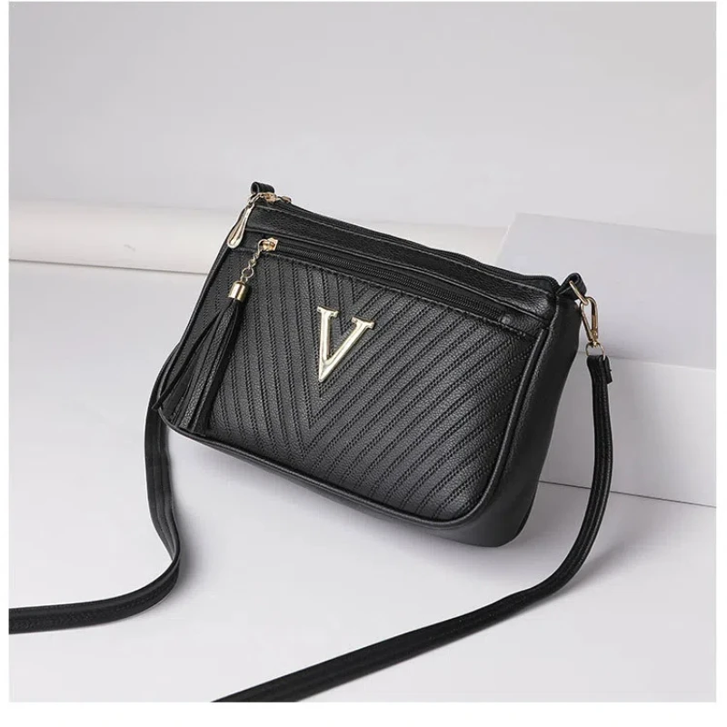 Women's Middle-aged Crossbody Bag 2025 Spring/summer Fashion Single Shoulder Bag Change Mobile Phone Purse and Handbags