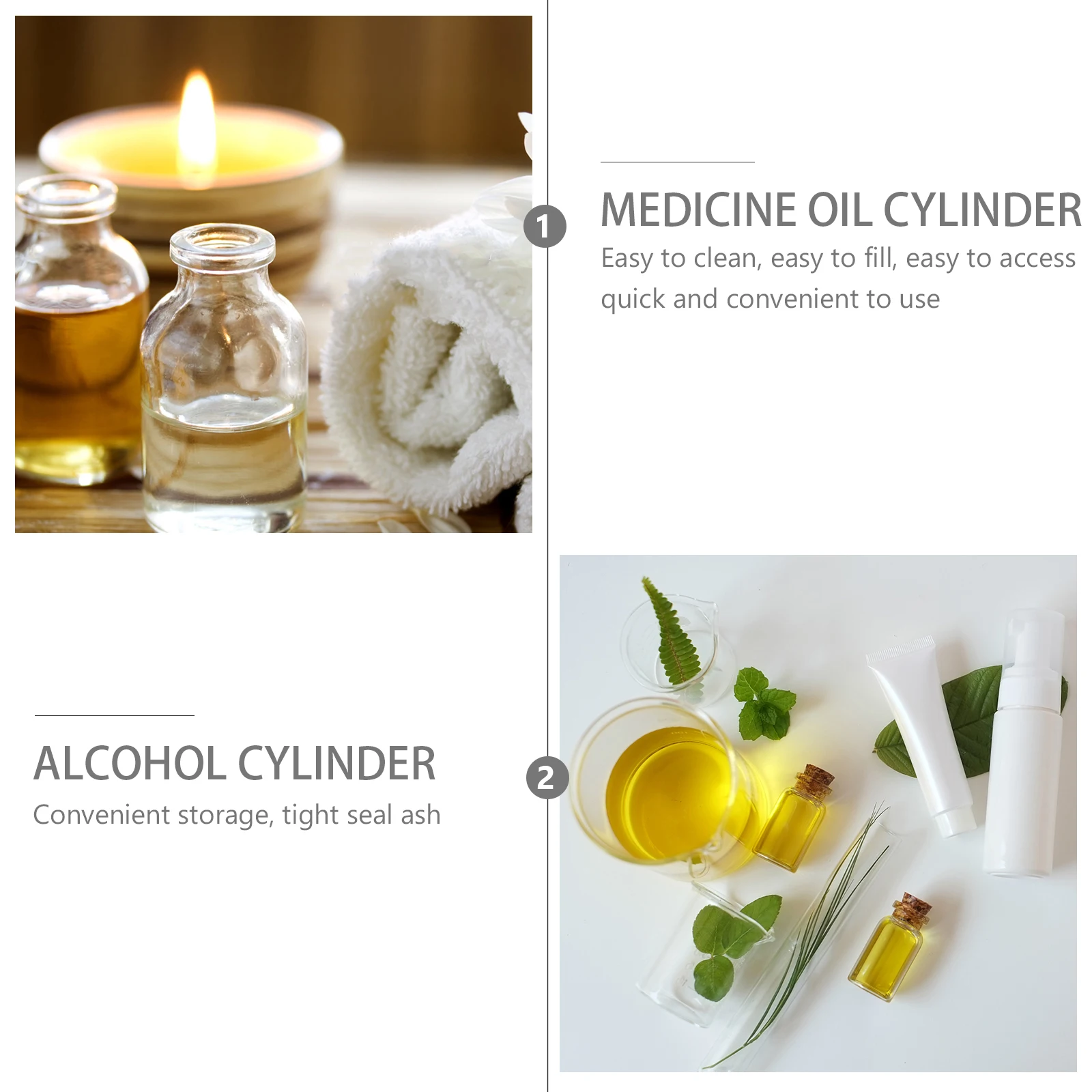 

2 Pcs Stainless Steel Storage Can Food Grade 304 Oil Seasoning Cylinder Jar Dustproof Kitchen Container Home ganizing