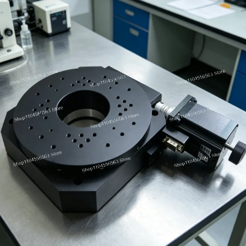 HT03RA100 Electric Indexing Hollow Rotary Platform - Precision Rotary Angle Table