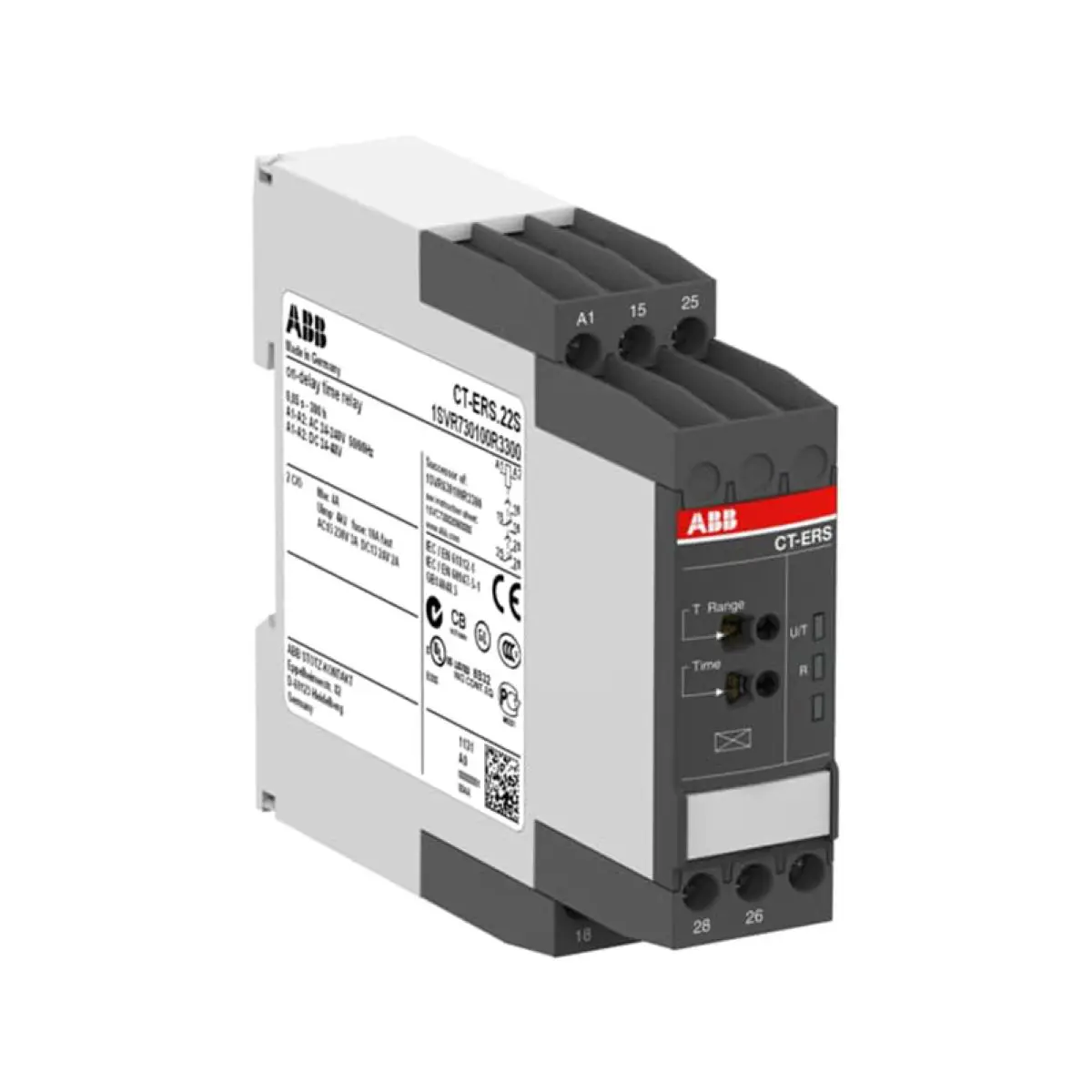 CT-ERS.22S ,2c/o,24-48VDC,24-240VAC 10081684 relay1SVR730100R3300