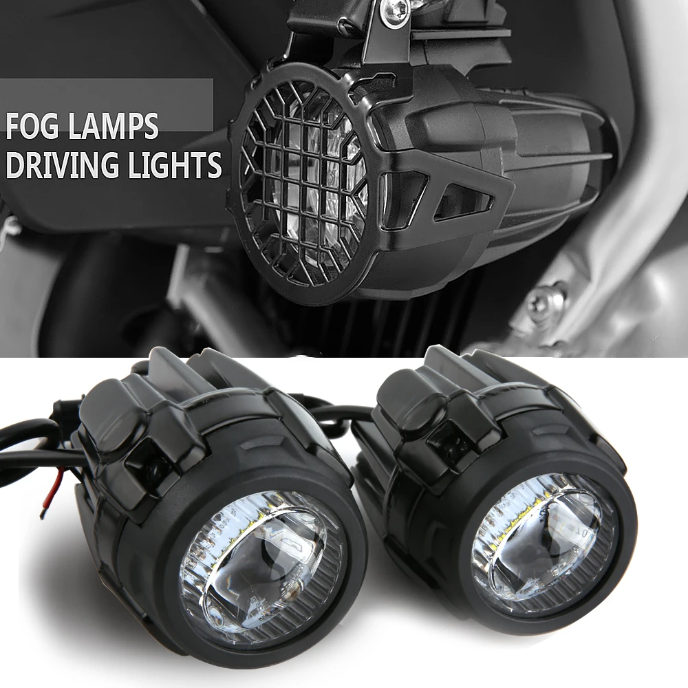 

For BMW R1200GS F800GS F700GS F650 K1600 Upgrade Motorcycle fog light Auxiliary Lights Brighter Lamp 40W 6000K