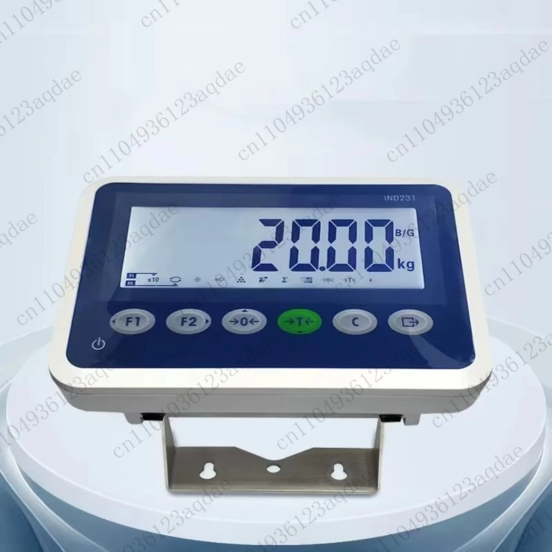 مقياس الأرضية IND231، مؤشر منصة مقاعد البدلاء متعدد الوظائف عالي الدقة، وحدة تحكم بمقياس الوزن