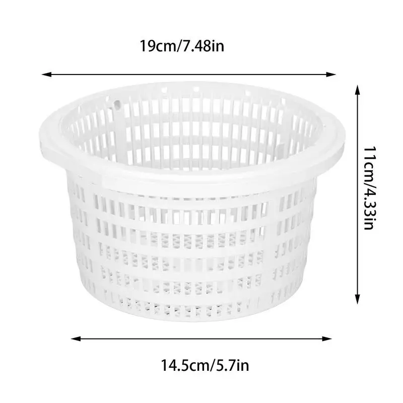 Pool Filter Basket Replacement Pool Skimmer Baskets Round Strainer Basket Skim Remove Leaves Bugs And Debris For Above Ground