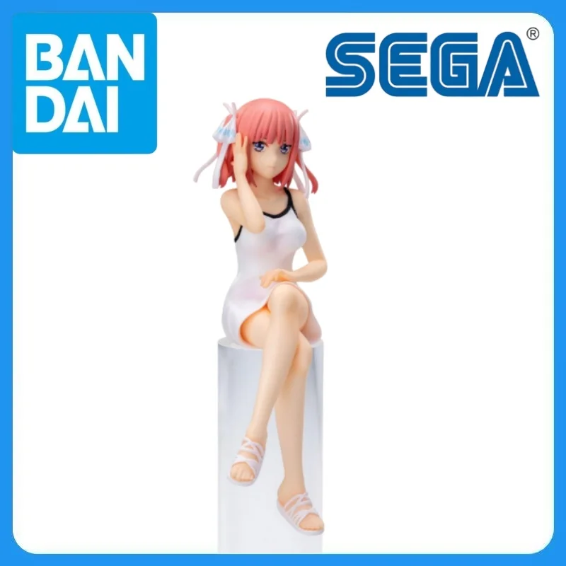 In Stock Genuine SEGA Eiga Gotoubun No Hanayome Nakano Nino Premium Chokonose Figure Anime Figure Garage Kit Anime Cartoon