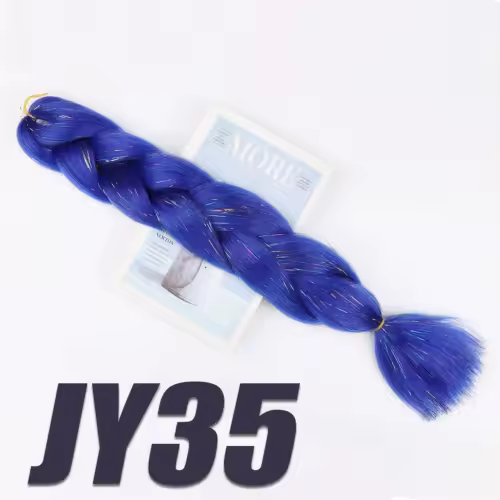 Synthetic Kanekalon Crochet Hair Braiding Hair Pre Stretched Curly Jumbo Braids Extensions Hair Accessories For Girls Braids - Image 14