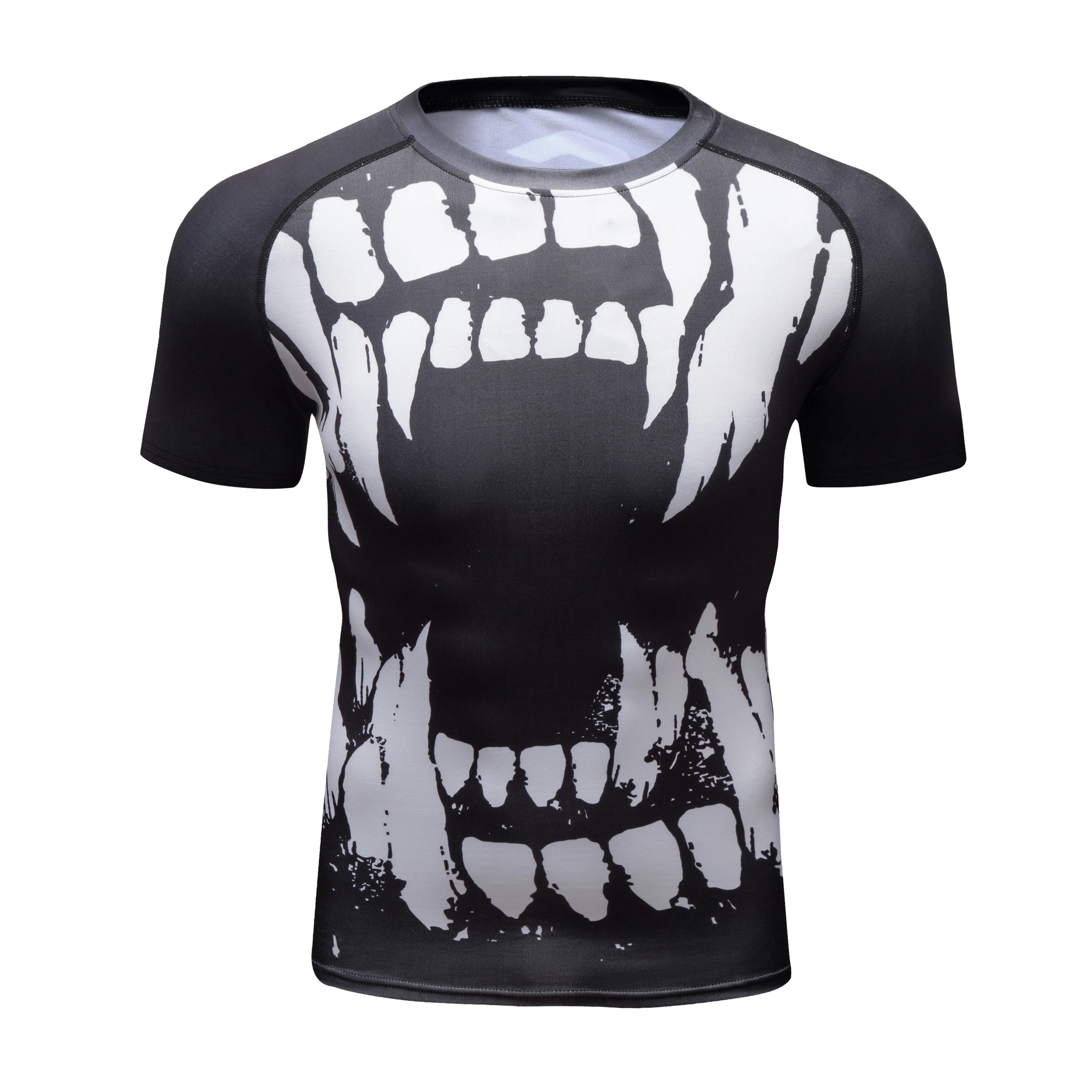 Men Fightwear Combat T-shirts Short Sleeve Skinny jiu jitsu No Gi Rashguard Boxing Jersey Masculine Training Gym Tops