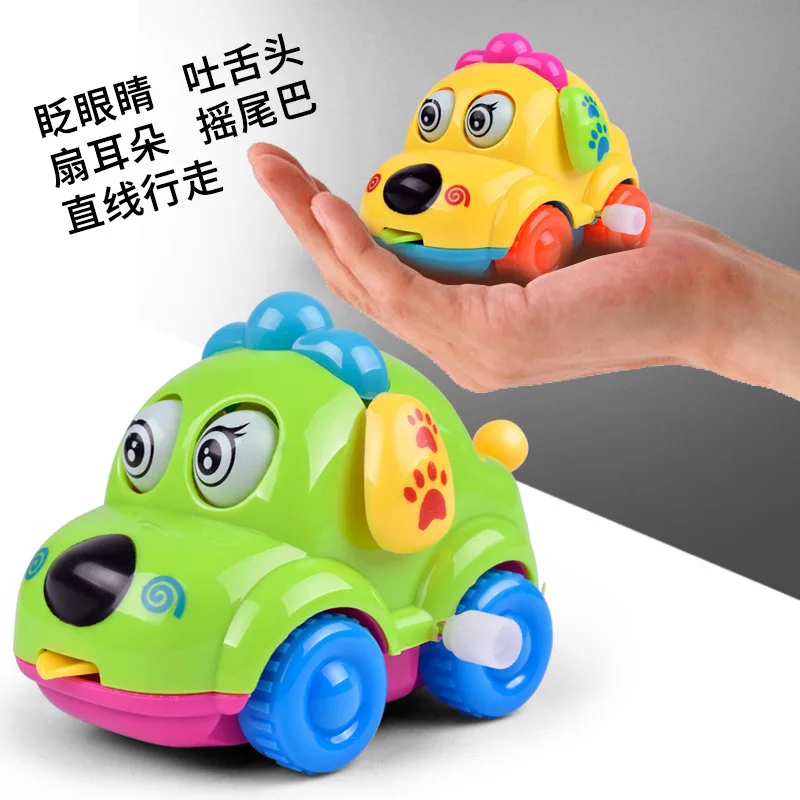 New Clockwork Toy Children\'s Cartoon Winding Creative Cute Chain up car Small Animal Baby Gift