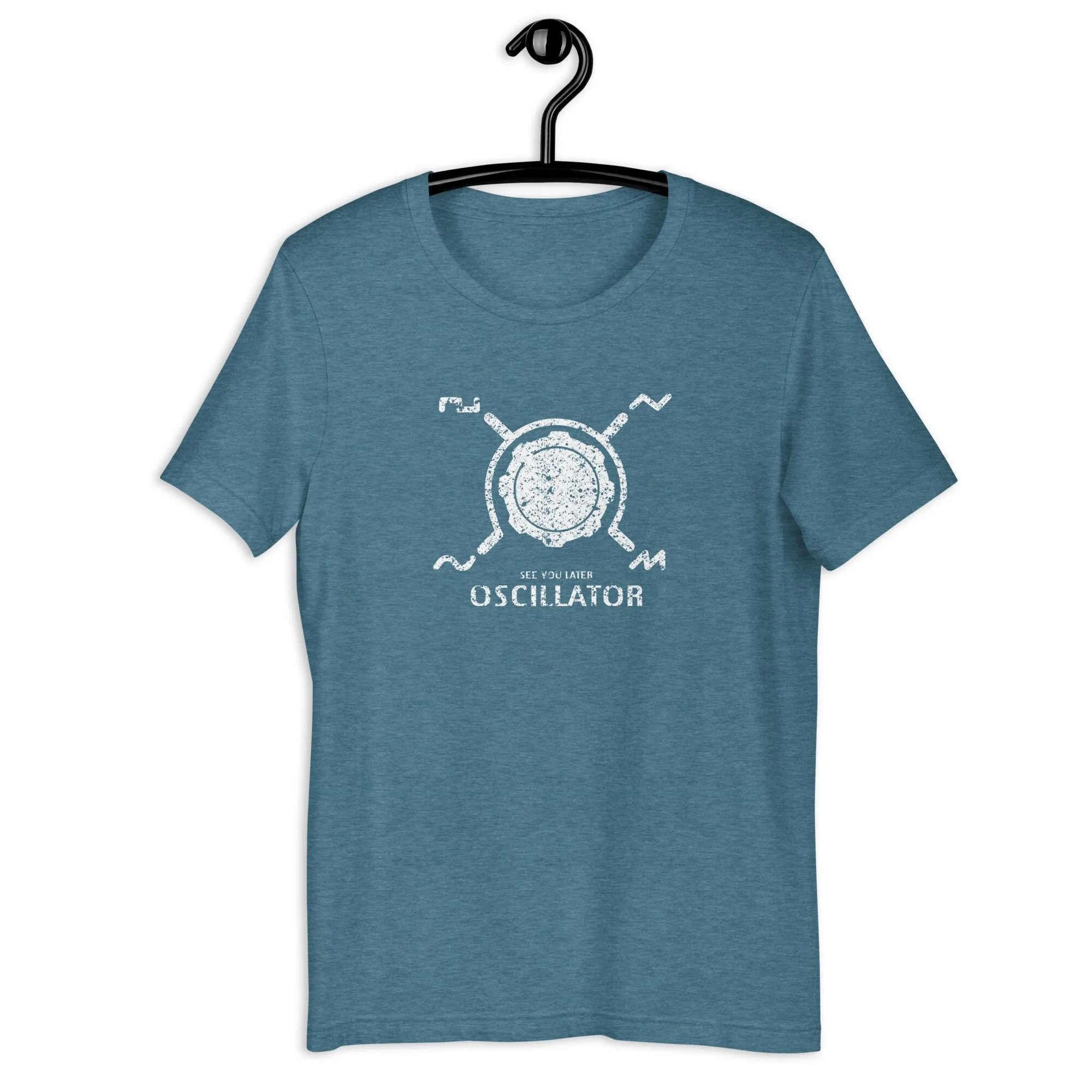 Funny Synth T Shirt For Electronic Musician See You Later Oscillator