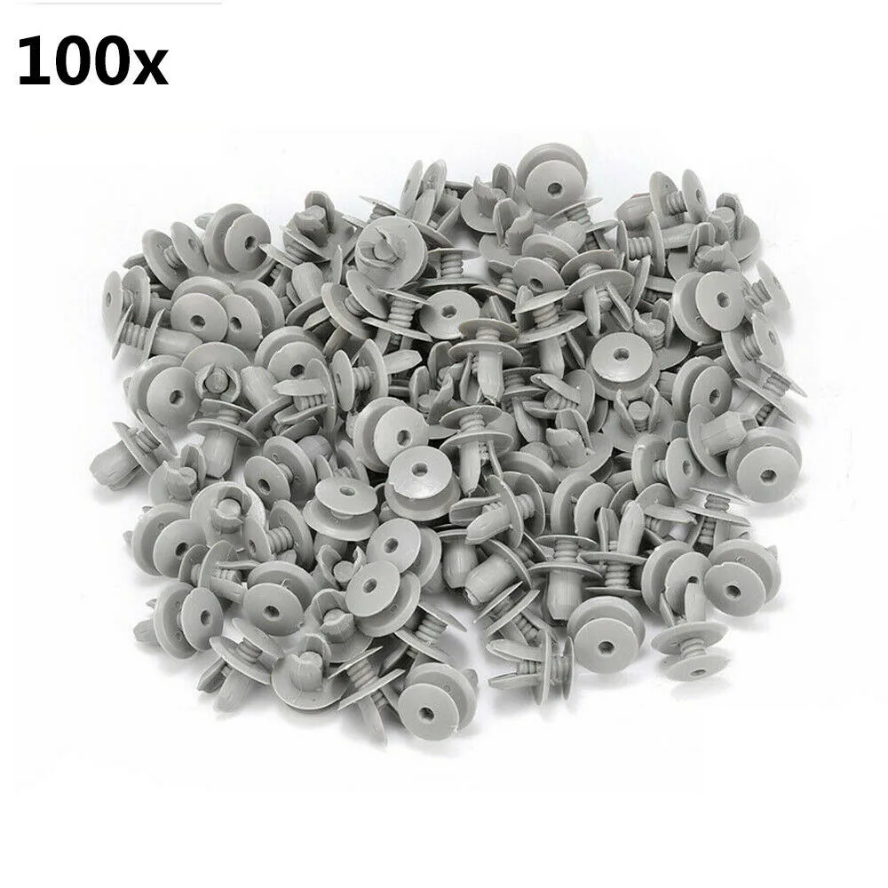 100x Fastening Clips Interior Trim Panel Fixing Clip For Transporter T4 T5 Interior Paneling 701867299 Car Accessories