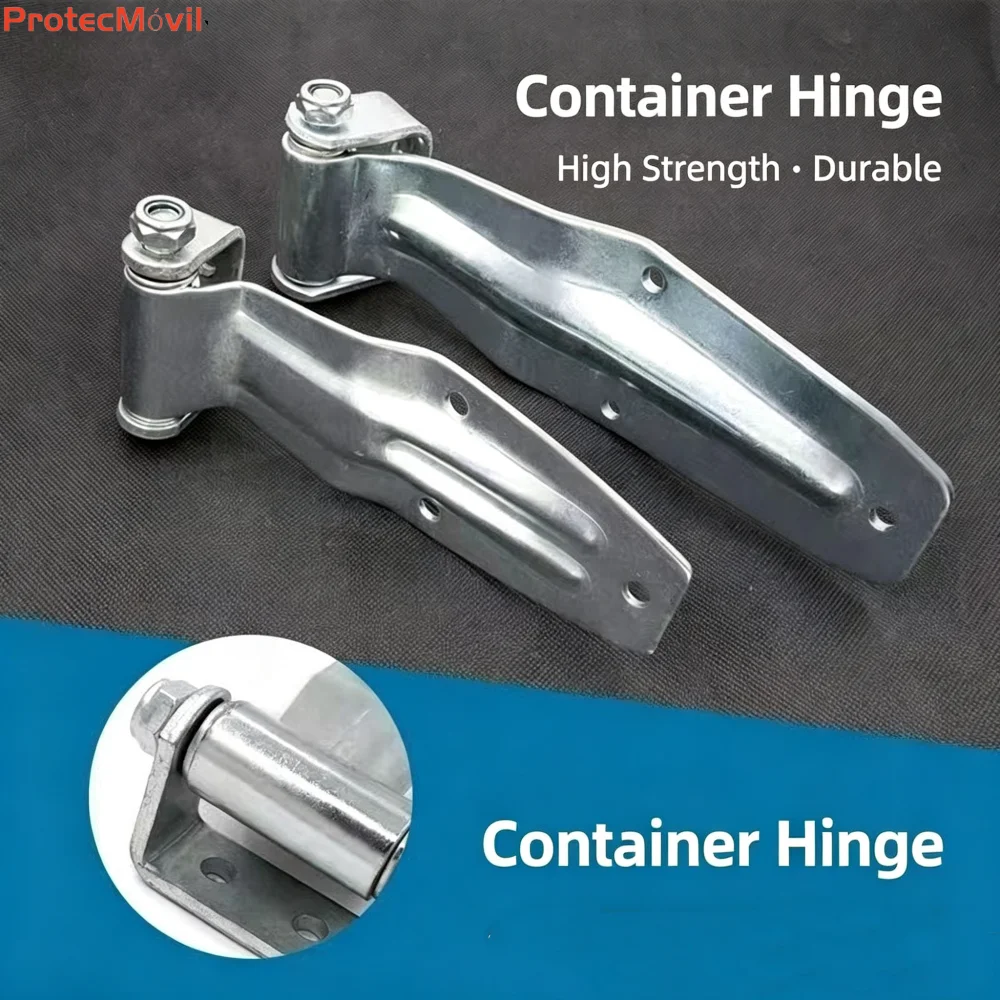 Heavy Duty Galvanized Container Hinge, Thickened Trailer Rear Door Hinge, Universal Cargo Truck Box Door Hinge Replacement Parts