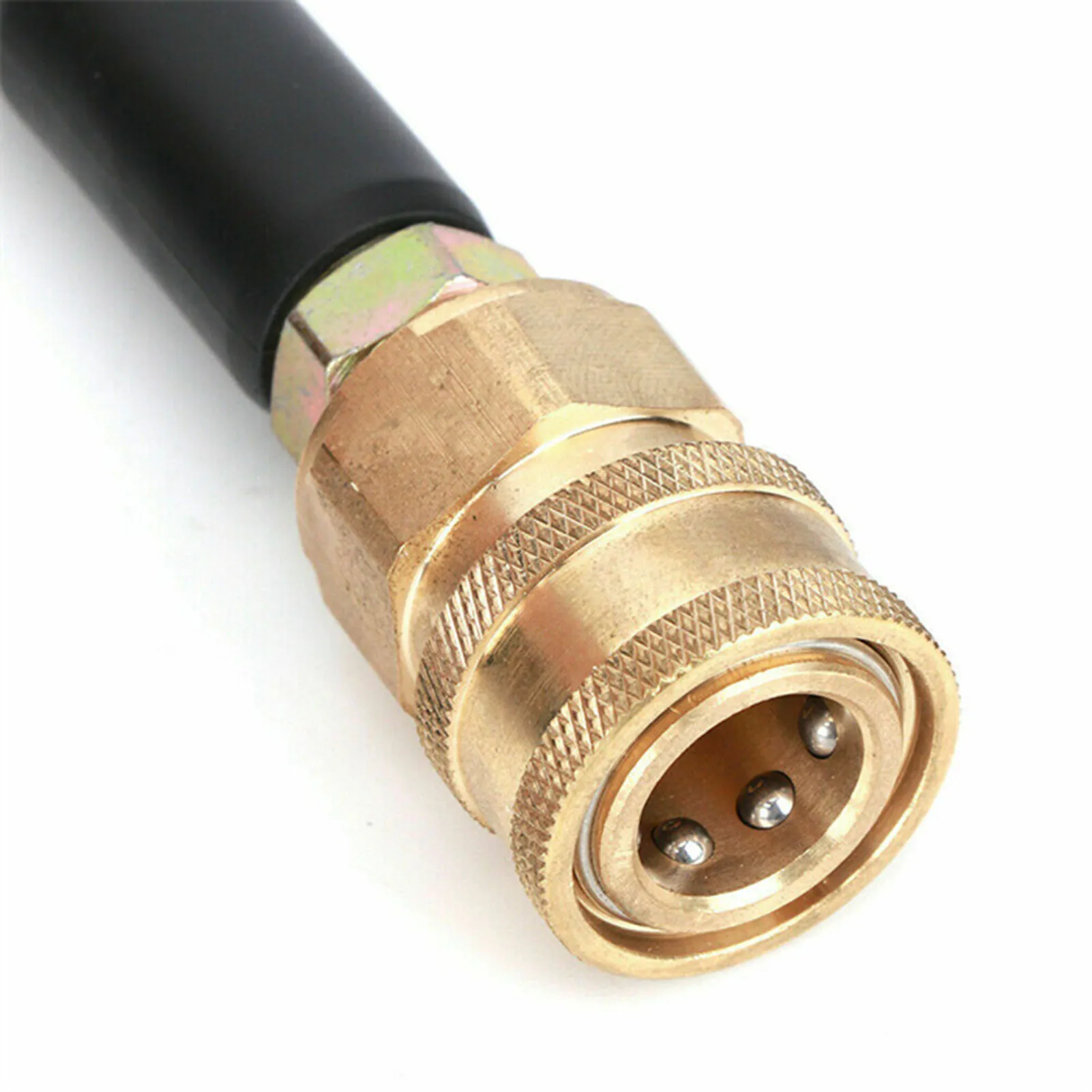 Mangueira de arruela de 3/8 polegadas, conector rápido 5800psi, 50 pés, tubo de lavadora de alta pressão, mangueira de limpeza, conector rápido de 3/8 polegadas