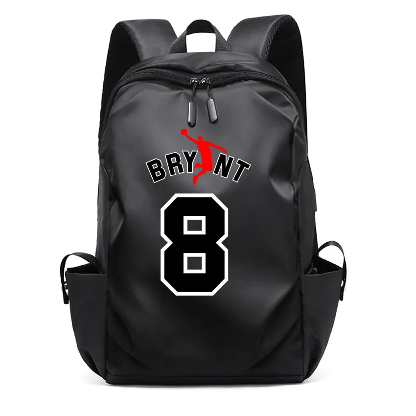 

Multifunctional Business Notebook Backpack USB Charging Waterproof Men Backbag BRY NT Letter 8 Number Printed Boy Girl Rucksack