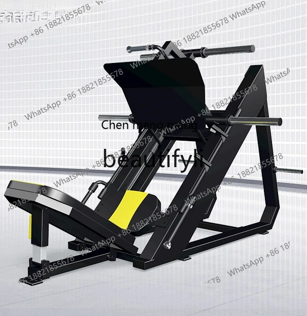 x Gym Máquina de empuje invertida de 45 grados Gimnasio Máquina de patadas de fuerza especial para piernas Entrenador de elevación de piernas