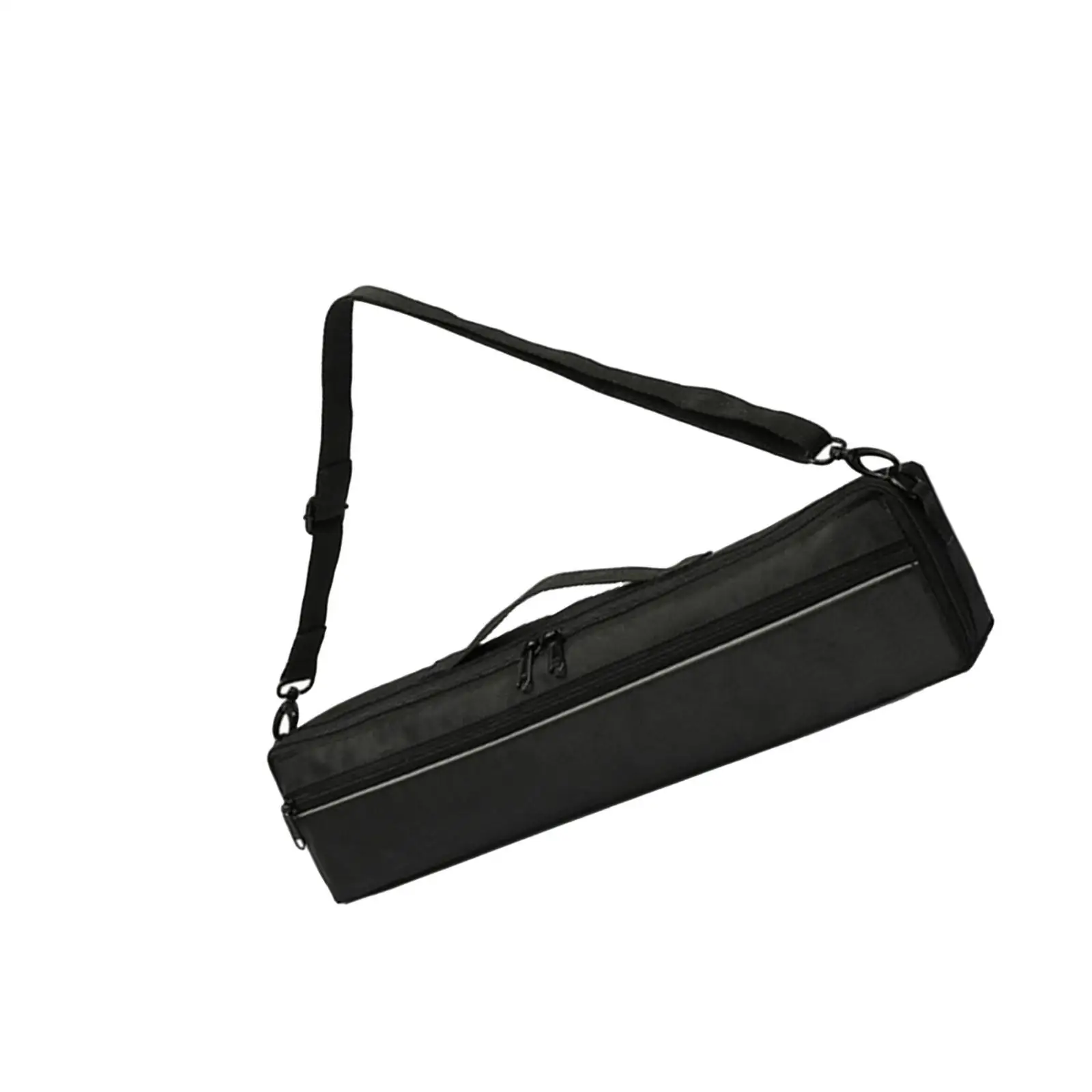 Plush Interior 17 Holes Flute Bag Canvas Carrying Case Cover Lightweight Durable Accessories for Musicians