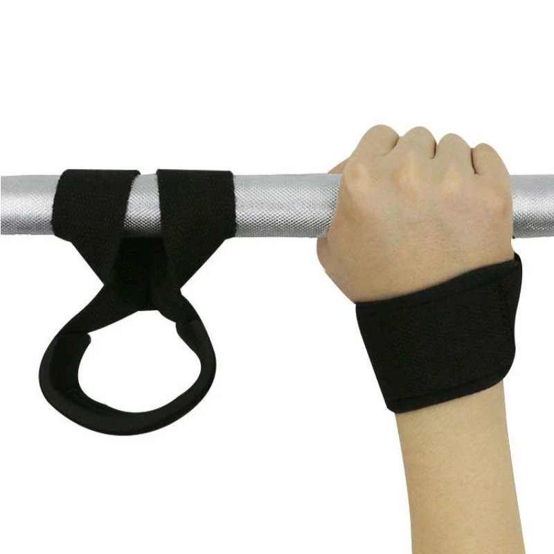 الصالة الرياضية رفع الأشرطة الحديد Deadlift الداعم حزام اللياقة البدنية المضادة للانزلاق لفافات اليد أحزمة المعصم اللياقة البدنية التدريب حزام مساعد #5