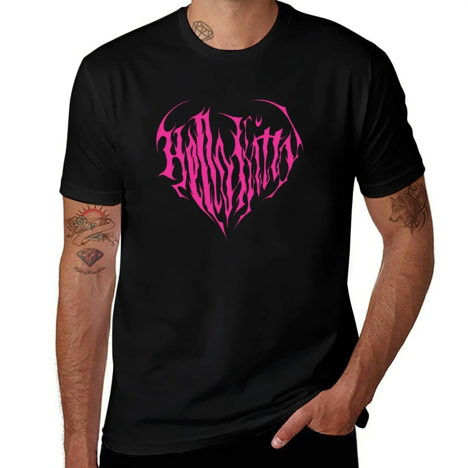 

Death Metal Heart (Pink Version) T-Shirt vintage graphic tee shirt anime t shirts Funny t-shirt mens clothing