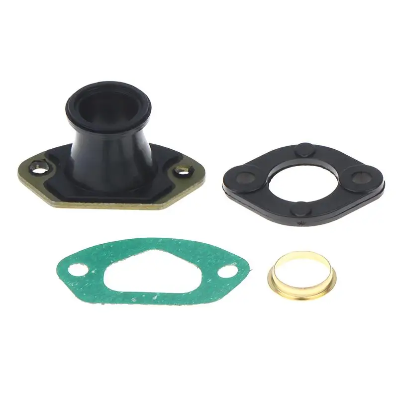 Chainsaw Manifold Pipe Carburetor Boot Inlet Flange Gasket Copper Ring Replacement Parts 52cc 58cc 59cc No Leak