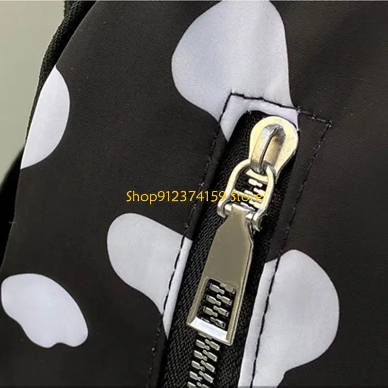 

G5AE Cow Print Маленький рюкзак нейлон повседневной рюкзак для подростков женских девушек мини милая школьная книжная