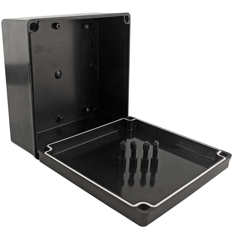Outdoor IP67 Waterproof Black Junction Box Housing ABS Plastic Enclosure Screw Cable Flame Retardant Cases for Electronics - Image 4