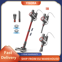 YISORA I8 Corded Vacuum Cleaner, 23kPa Powerful Suction, 0.8L Dust Cup, 6m Long Cord, 4 LED Headlights, 6 in 1 Multi-function