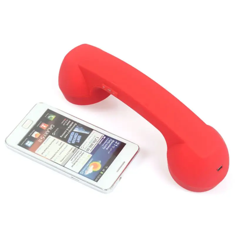 Wireless Retro Telephone Handset Bluetooth-compatible 2.0 Radiation-proof Phone Calls Receiver Comfortable Mobile Call