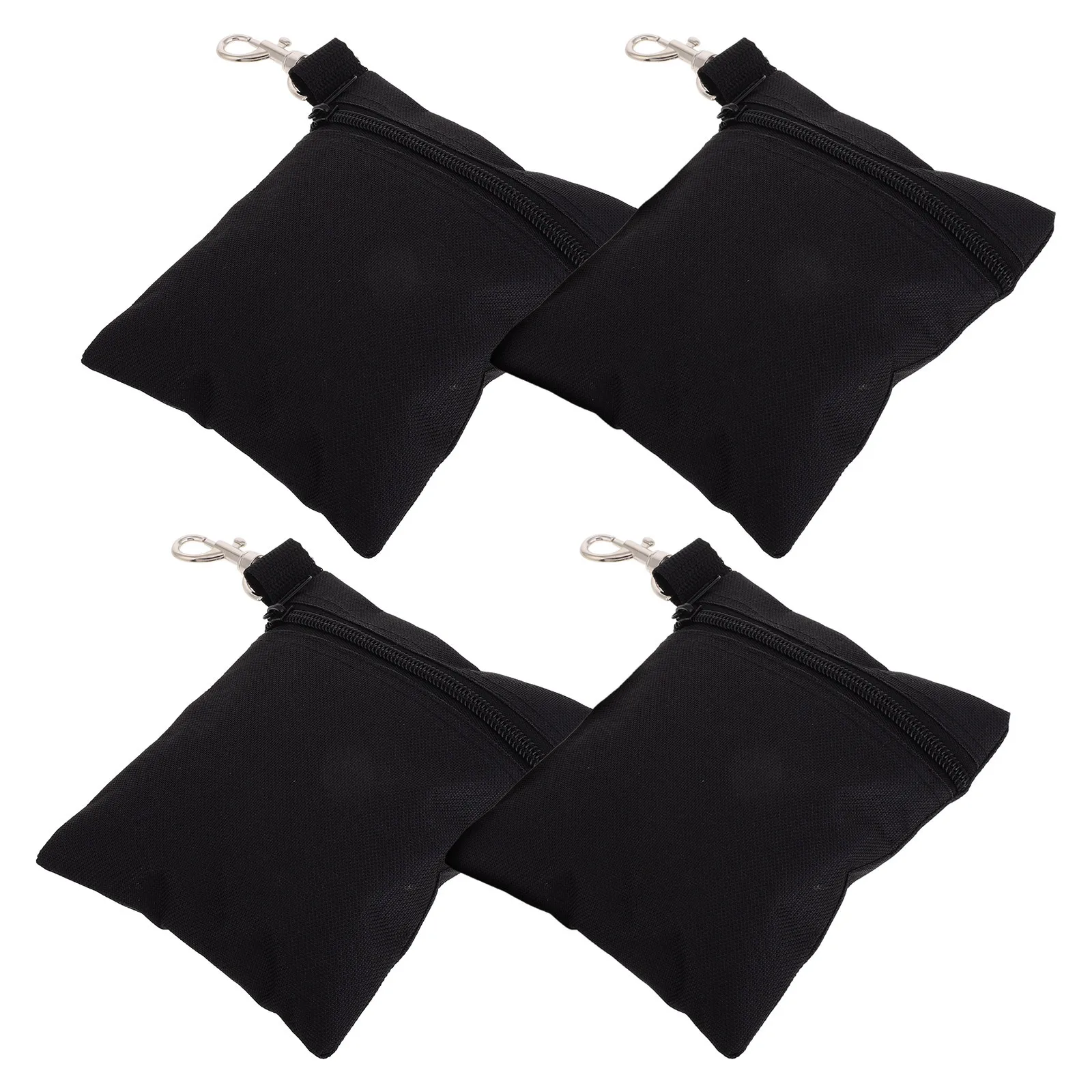 4Pcs Golf Pouch Bag for Men Women Heavy Duty Nylon Golf Ball and Tee Storage Waist Pack Lightweight Travel Organizer