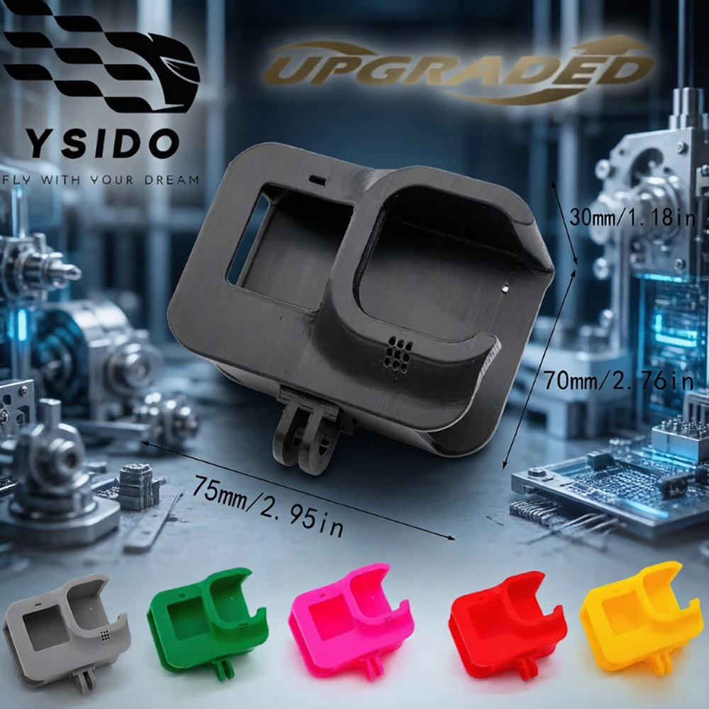 RC Camera Mount Framework TPU 3D Printed Camera Protector for FPV Racing Drone Freestyle Drone for Gopro Hero 9/10/11/12 Camera