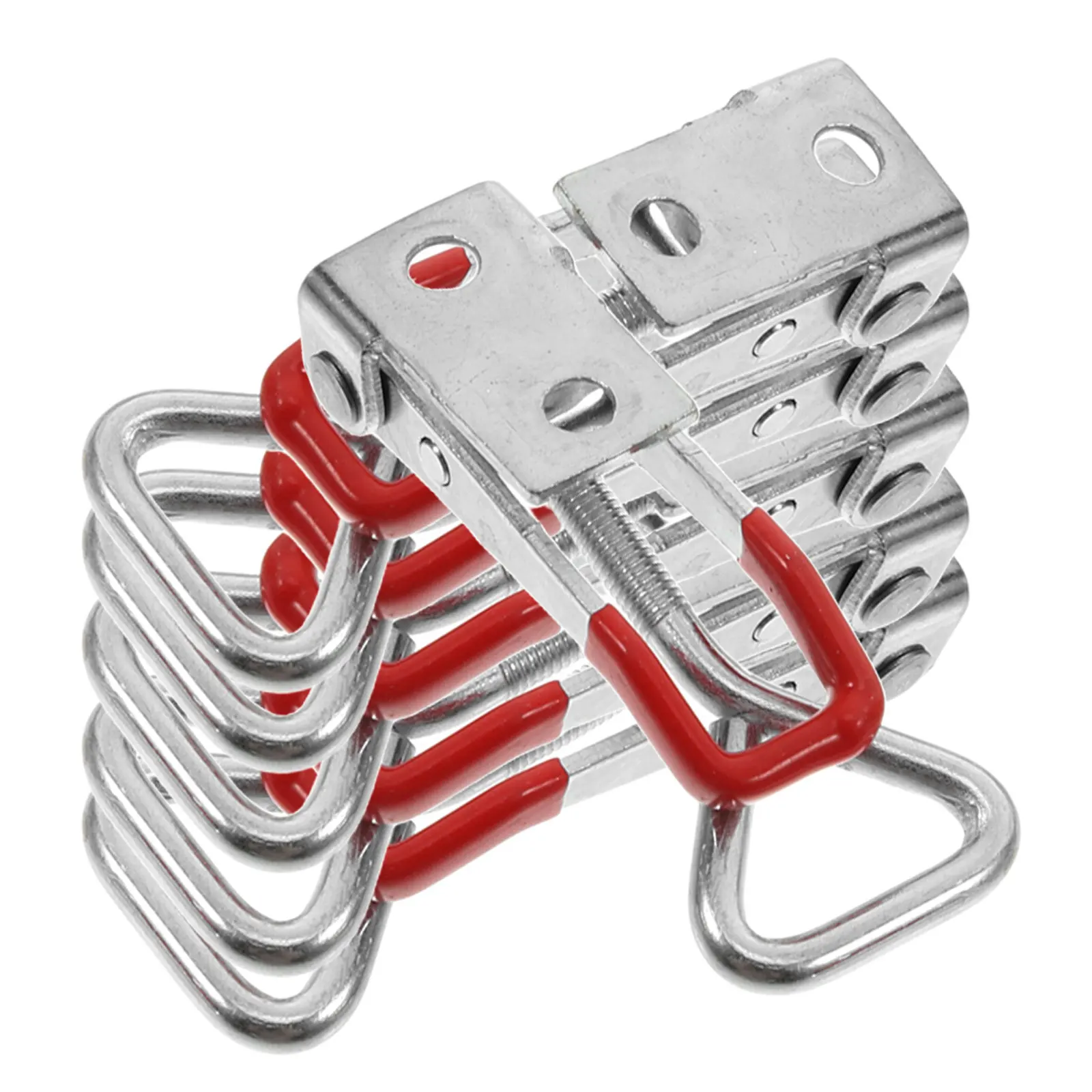 

Набор из 6 прочных регулируемых быстросъемных защелок-фиксаторов для дверей, багажников, деревянных ящиков, шкафов и сундуков