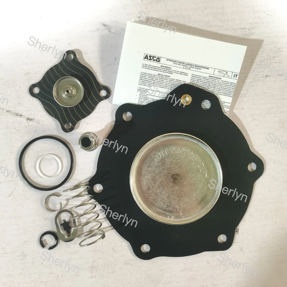 

C140742 ASCO Diaphragm Repair Kit Moving Iron Core Clamping O-ring 2-inch Diaphragm Pulse Valve SCG353A050