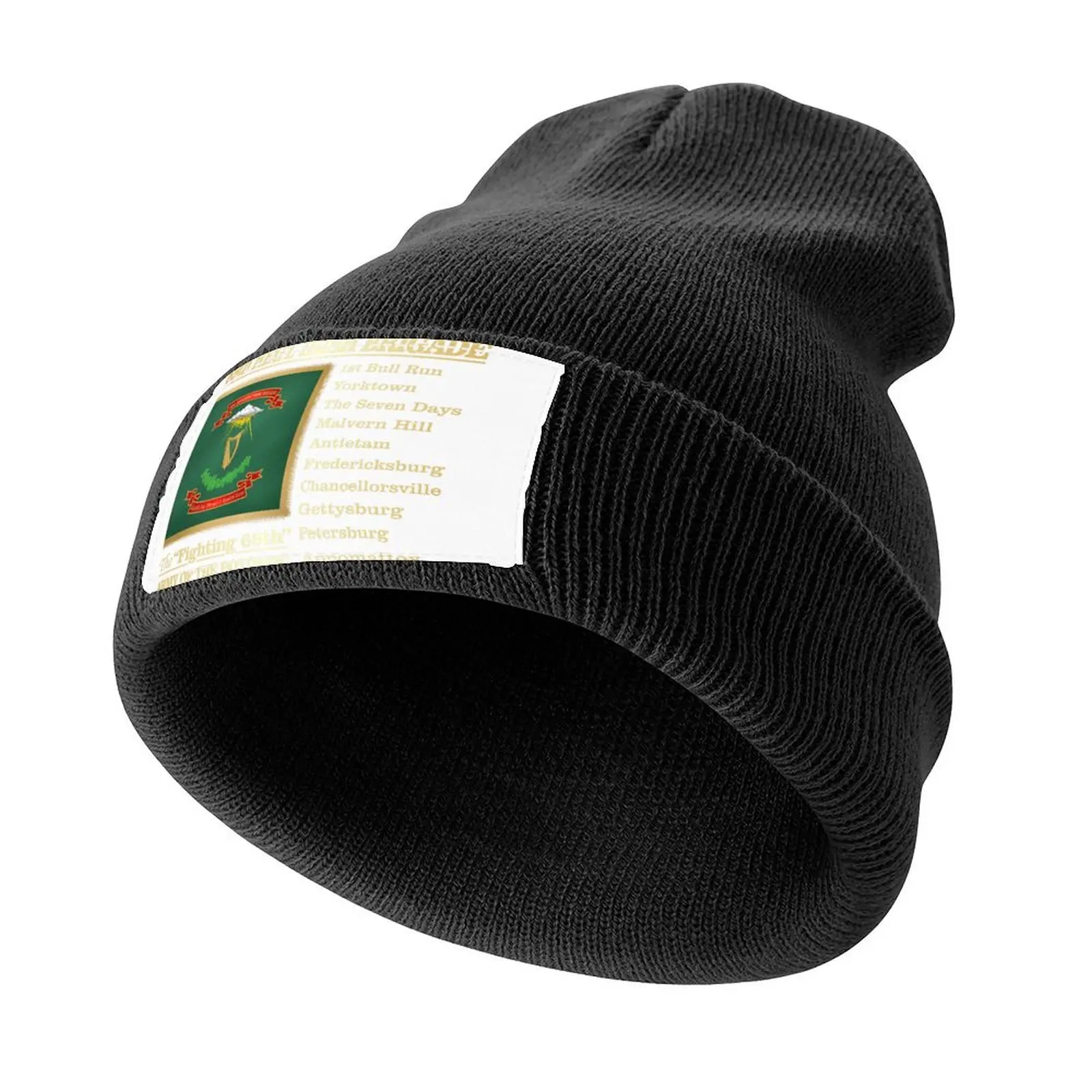 69th Regiment, Irish Brigade (BH2) Knitted Cap Big Size Hat hard hat custom Hat Baseball Cap Hats Man Women's