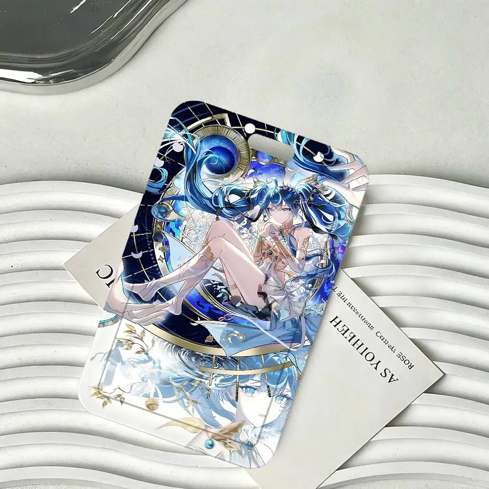 Cute I-IUNO Cartoon ID Card Holder Badge Holders Lanyard Business Exhibit School Strap Neck Hang
