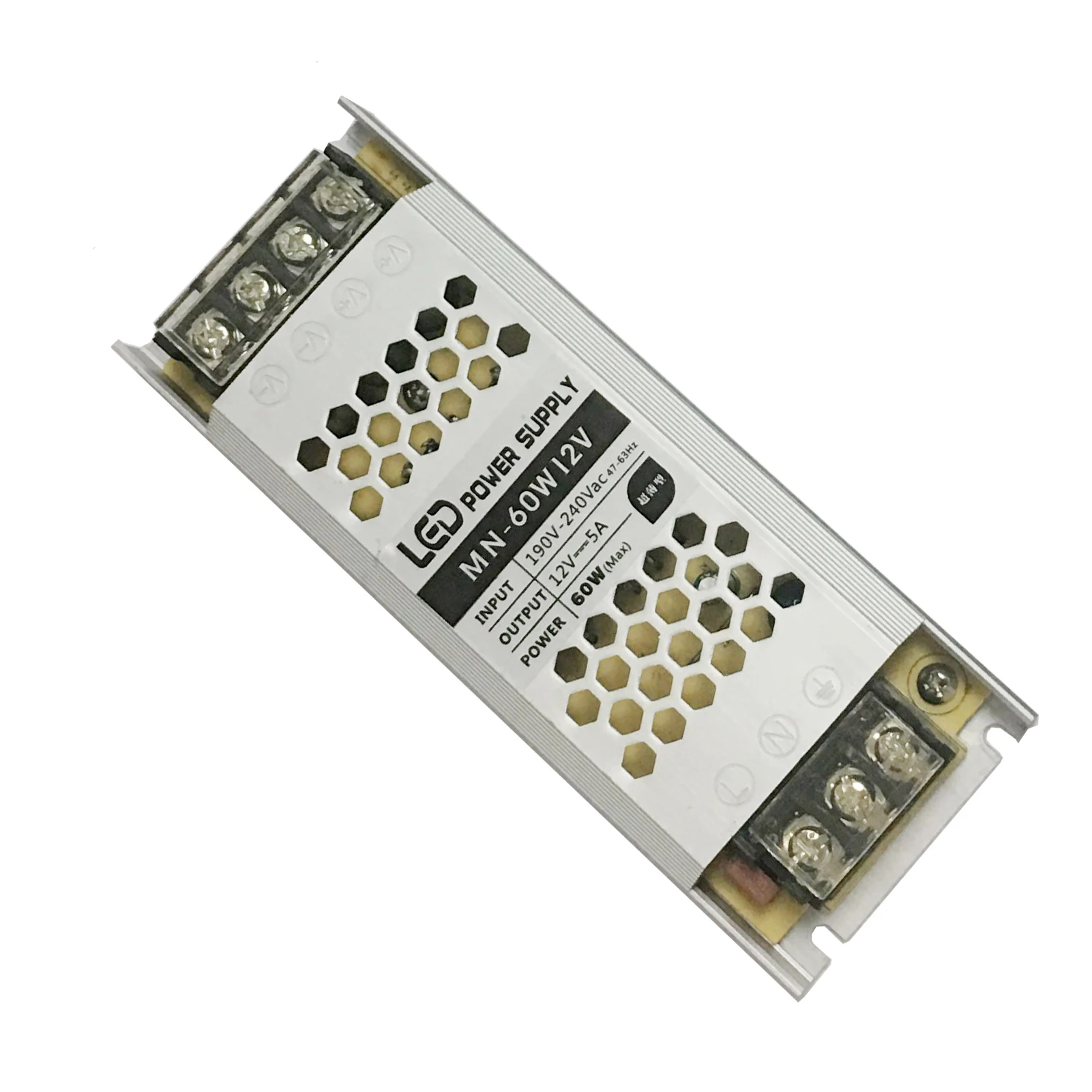 

Transformer Power Supply Ultra Thin slim DC 12V 60W 150W AC190-240V Driver For LED Strip Rigid Bar Light